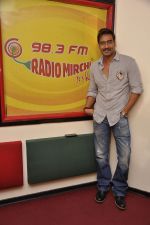 Ajay Devgan at Singham Returns promotions in Radio Mirchi 98.3 on 30th July 2014